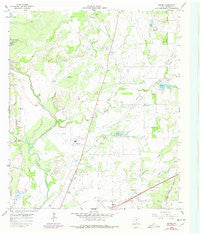Owens Texas Historical topographic map, 1:24000 scale, 7.5 X 7.5 Minute, Year 1966