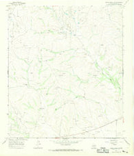 Owens Creek NE Texas Historical topographic map, 1:24000 scale, 7.5 X 7.5 Minute, Year 1967