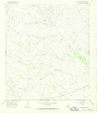 Owens Creek NE Texas Historical topographic map, 1:24000 scale, 7.5 X 7.5 Minute, Year 1967