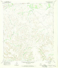 Owens Creek SE Texas Historical topographic map, 1:24000 scale, 7.5 X 7.5 Minute, Year 1967
