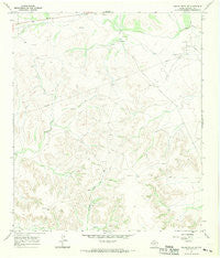 Owens Creek SE Texas Historical topographic map, 1:24000 scale, 7.5 X 7.5 Minute, Year 1967