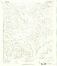 Owens Creek SW Texas Historical topographic map, 1:24000 scale, 7.5 X 7.5 Minute, Year 1967