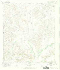 Owens Creek SW Texas Historical topographic map, 1:24000 scale, 7.5 X 7.5 Minute, Year 1967