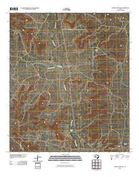 Owens Creek NW Texas Historical topographic map, 1:24000 scale, 7.5 X 7.5 Minute, Year 2010