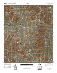 Owens Creek NW Texas Historical topographic map, 1:24000 scale, 7.5 X 7.5 Minute, Year 2010