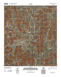 Owens Creek SW Texas Historical topographic map, 1:24000 scale, 7.5 X 7.5 Minute, Year 2010