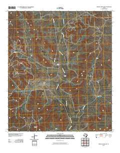 Owens Creek SW Texas Historical topographic map, 1:24000 scale, 7.5 X 7.5 Minute, Year 2010