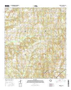 Owensville Texas Current topographic map, 1:24000 scale, 7.5 X 7.5 Minute, Year 2016