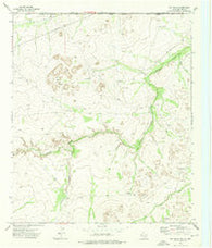 Owl Hills Texas Historical topographic map, 1:24000 scale, 7.5 X 7.5 Minute, Year 1973