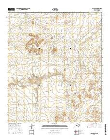 Owl Hills Texas Current topographic map, 1:24000 scale, 7.5 X 7.5 Minute, Year 2016