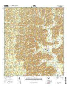 Owl Hollow Texas Current topographic map, 1:24000 scale, 7.5 X 7.5 Minute, Year 2016