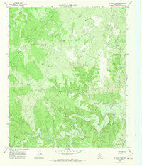 Ox Yoke Creek Texas Historical topographic map, 1:24000 scale, 7.5 X 7.5 Minute, Year 1966