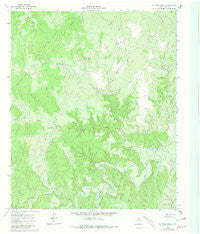 Ox Yoke Creek Texas Historical topographic map, 1:24000 scale, 7.5 X 7.5 Minute, Year 1966