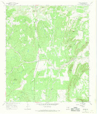 Oxford Texas Historical topographic map, 1:24000 scale, 7.5 X 7.5 Minute, Year 1967
