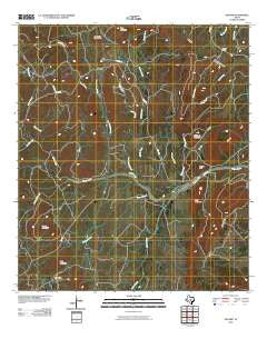 Oxford Texas Historical topographic map, 1:24000 scale, 7.5 X 7.5 Minute, Year 2010