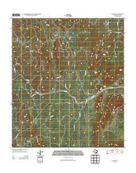 Oxford Texas Historical topographic map, 1:24000 scale, 7.5 X 7.5 Minute, Year 2012