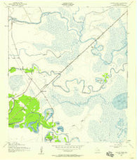Oyster Creek Texas Historical topographic map, 1:24000 scale, 7.5 X 7.5 Minute, Year 1943