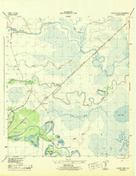Oyster Creek Texas Historical topographic map, 1:31680 scale, 7.5 X 7.5 Minute, Year 1943