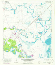 Oyster Creek Texas Historical topographic map, 1:24000 scale, 7.5 X 7.5 Minute, Year 1963