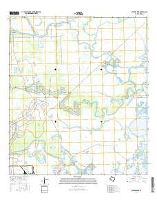 Oyster Creek Texas Current topographic map, 1:24000 scale, 7.5 X 7.5 Minute, Year 2016