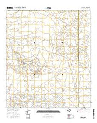 Ozark Lake Texas Current topographic map, 1:24000 scale, 7.5 X 7.5 Minute, Year 2016