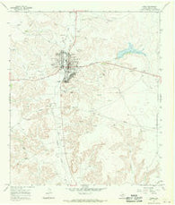 Ozona Texas Historical topographic map, 1:24000 scale, 7.5 X 7.5 Minute, Year 1967