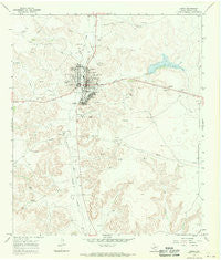 Ozona Texas Historical topographic map, 1:24000 scale, 7.5 X 7.5 Minute, Year 1967