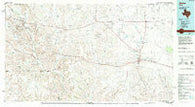 Ozona Texas Historical topographic map, 1:100000 scale, 30 X 60 Minute, Year 1985