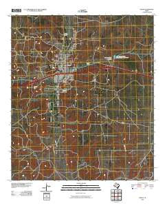 Ozona Texas Historical topographic map, 1:24000 scale, 7.5 X 7.5 Minute, Year 2010