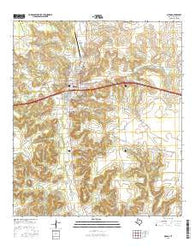 Ozona Texas Current topographic map, 1:24000 scale, 7.5 X 7.5 Minute, Year 2016