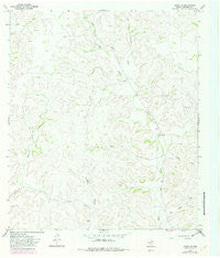 Ozona SE Texas Historical topographic map, 1:24000 scale, 7.5 X 7.5 Minute, Year 1967