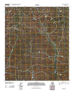 Ozona SE Texas Historical topographic map, 1:24000 scale, 7.5 X 7.5 Minute, Year 2010
