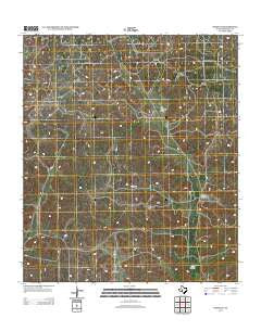 Ozona SE Texas Historical topographic map, 1:24000 scale, 7.5 X 7.5 Minute, Year 2012