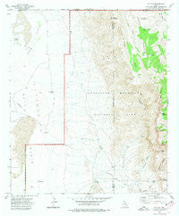 P X Flat Texas Historical topographic map, 1:24000 scale, 7.5 X 7.5 Minute, Year 1973