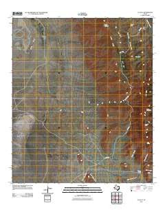 P X Flat Texas Historical topographic map, 1:24000 scale, 7.5 X 7.5 Minute, Year 2011