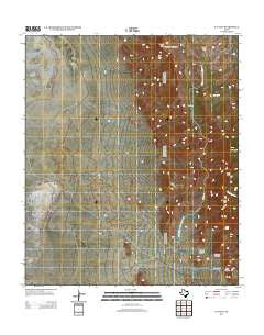 P X Flat Texas Historical topographic map, 1:24000 scale, 7.5 X 7.5 Minute, Year 2013