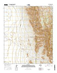 P X Flat Texas Current topographic map, 1:24000 scale, 7.5 X 7.5 Minute, Year 2016