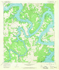 Pace Bend Texas Historical topographic map, 1:24000 scale, 7.5 X 7.5 Minute, Year 1967