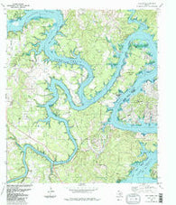 Pace Bend Texas Historical topographic map, 1:24000 scale, 7.5 X 7.5 Minute, Year 1986