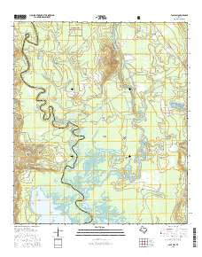 Pace Hill Texas Current topographic map, 1:24000 scale, 7.5 X 7.5 Minute, Year 2016