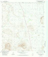 Packsaddle Mountain Texas Historical topographic map, 1:24000 scale, 7.5 X 7.5 Minute, Year 1983