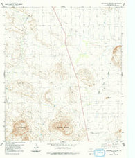Packsaddle Mountain Texas Historical topographic map, 1:24000 scale, 7.5 X 7.5 Minute, Year 1983