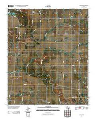 Padgett Texas Historical topographic map, 1:24000 scale, 7.5 X 7.5 Minute, Year 2010