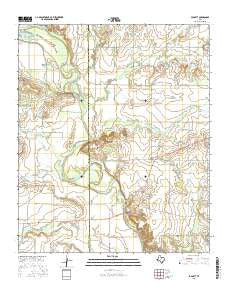 Padgett Texas Current topographic map, 1:24000 scale, 7.5 X 7.5 Minute, Year 2016
