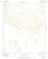 Padre Canyon Texas Historical topographic map, 1:24000 scale, 7.5 X 7.5 Minute, Year 1978