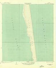 Padre Island No 1 Texas Historical topographic map, 1:31680 scale, 7.5 X 7.5 Minute, Year 1935