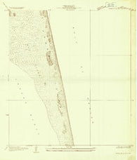 Padre Island No. 2 Texas Historical topographic map, 1:24000 scale, 7.5 X 7.5 Minute, Year 1930