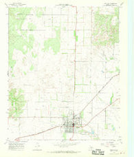Paducah Texas Historical topographic map, 1:24000 scale, 7.5 X 7.5 Minute, Year 1967