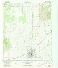 Paducah Texas Historical topographic map, 1:24000 scale, 7.5 X 7.5 Minute, Year 1967