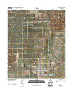 Paducah Texas Historical topographic map, 1:24000 scale, 7.5 X 7.5 Minute, Year 2012